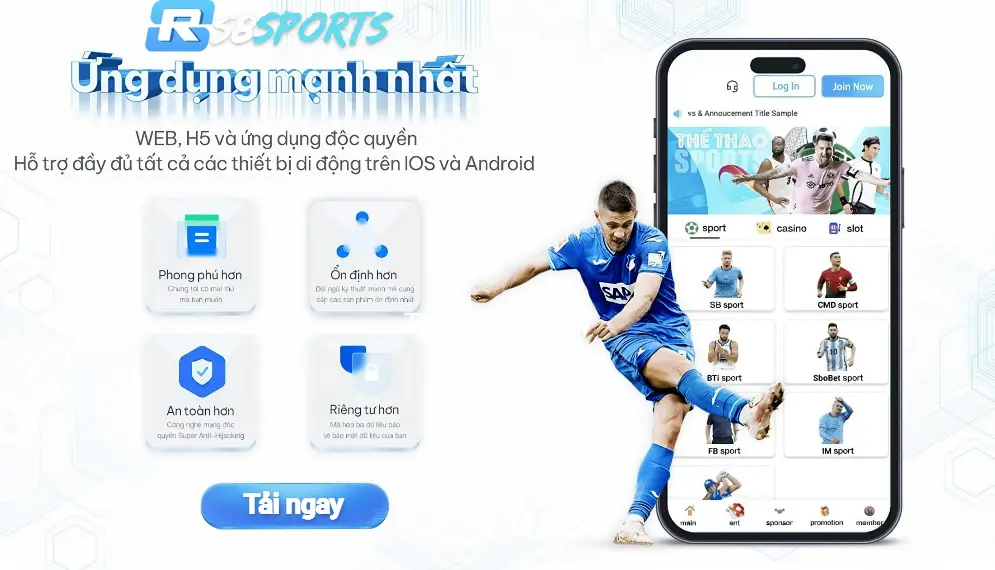 Những điều cần lưu ý khi tải APP RS8SPORT tại RS8SPORTS.COM